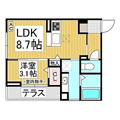 物件の間取り
