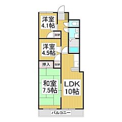 物件の間取り