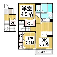 物件の間取り