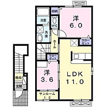 長野県上田市上田（賃貸アパート2LDK・2階・52.80㎡） その2