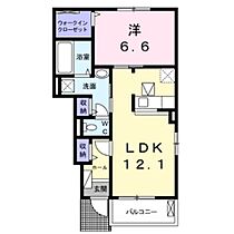 長野県上田市諏訪形（賃貸アパート1LDK・1階・48.35㎡） その2