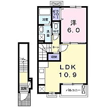 長野県上田市小泉（賃貸アパート1LDK・2階・44.39㎡） その2