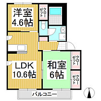 ニングルテラスＢ棟  ｜ 長野県上田市古安曽（賃貸アパート2LDK・1階・49.80㎡） その2