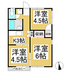 物件の間取り