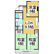 七瀬中町ホームズ  ｜ 長野県長野市大字鶴賀七瀬中町（賃貸マンション3LDK・3階・57.00㎡） その2