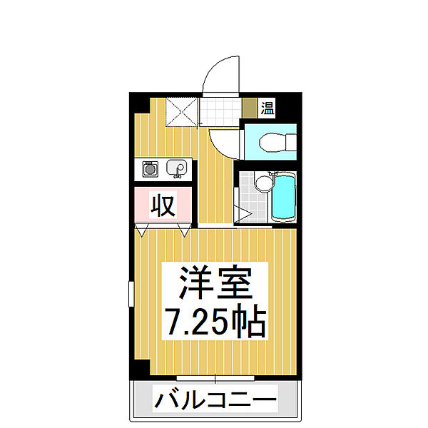 ポムルージュツルガ ｜長野県長野市大字鶴賀七瀬(賃貸マンション1K・1階・24.00㎡)の写真 その2