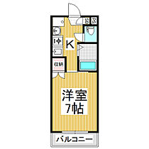 サンハイツ徳間  ｜ 長野県長野市大字徳間（賃貸マンション1K・3階・22.97㎡） その2