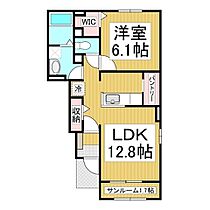 長野県長野市大字高田（賃貸アパート1LDK・1階・50.09㎡） その2