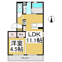 フィエルテ.Y  ｜ 長野県長野市大字川合新田（賃貸アパート1LDK・2階・39.21㎡） その2