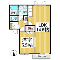 ベルメゾン裾花　Ｎ棟  ｜ 長野県長野市大字安茂里伊勢宮2丁目（賃貸アパート1LDK・2階・46.51㎡） その2