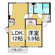 クレセント　IV  ｜ 長野県長野市差出南2丁目（賃貸アパート1LDK・1階・43.54㎡） その2