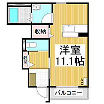 アリウスＨ．Ｒ  ｜ 長野県長野市吉田4丁目（賃貸アパート1R・1階・31.40㎡） その2