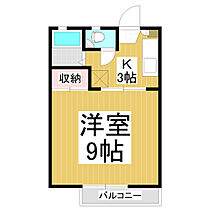 フレグランス七瀬  ｜ 長野県長野市大字鶴賀七瀬南部（賃貸アパート1K・2階・24.24㎡） その2