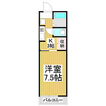 メゾン松巳  ｜ 長野県長野市大字西長野西長野町（賃貸アパート1K・2階・25.00㎡） その2