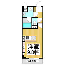 M’s East  ｜ 長野県長野市大字栗田（賃貸マンション1R・3階・23.38㎡） その2