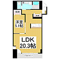 アーバンビュウ南県2階8.8万円