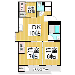 間取図画像 3LDK