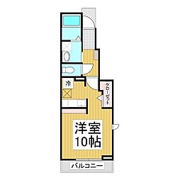 コンフォーティア美和 ワンルームの間取図画像