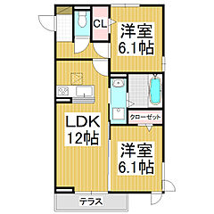 物件の間取り