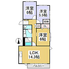 物件の間取り