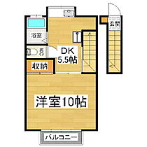 ハッピータウン8  ｜ 長野県松本市大字島立（賃貸アパート1K・2階・28.62㎡） その2