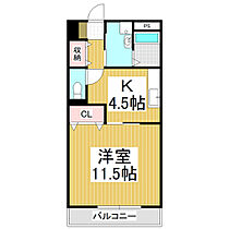 Ｖｉｅｗ　Ｃｒｅｓｔ  ｜ 長野県松本市蟻ケ崎5丁目（賃貸マンション1K・1階・40.50㎡） その2