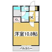 クレアール  ｜ 長野県松本市平田東（賃貸アパート1K・2階・29.25㎡） その2