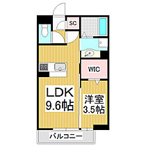 (仮)両島D-ROOM  ｜ 長野県松本市両島（賃貸アパート1LDK・2階・33.50㎡） その2