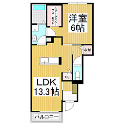 間取図画像 1LDK