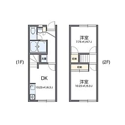 間取図画像 2DK