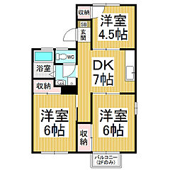 物件の間取り