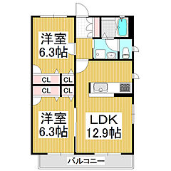 物件の間取り