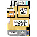 アパートメントパビヨン722階6.9万円