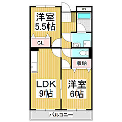物件の間取り