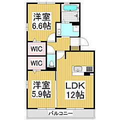 物件の間取り