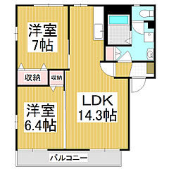 物件の間取り