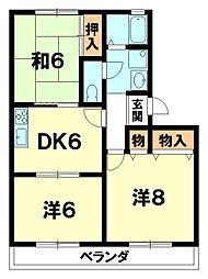 CREACOMFORT 3DKの間取図画像