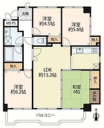 間取図画像 4LDK