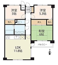 間取図画像 3LDK