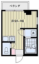 TRIM-BLD. ワンルームの間取図画像