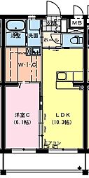 (仮称)恒久南Tマンション 1LDKの間取図画像