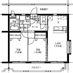 物件の間取り