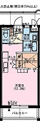 (仮称)小松SPマンション ワンルームの間取図画像