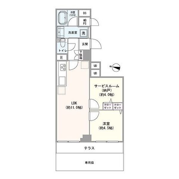 間取りを拡大表示