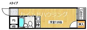 大阪府大阪市西成区岸里３丁目（賃貸マンション1R・4階・16.00㎡） その2