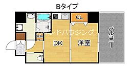 アーバンパーク住之江公園2 1DKの間取図画像