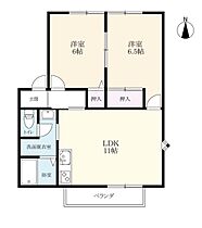 サル ド セジュール B201 ｜ 佐賀県小城市小城町（賃貸アパート2LDK・2階・54.24㎡） その2