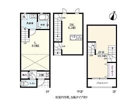 ロワイヤルアイランド長神田IV 407 ｜ 佐賀県小城市三日月町長神田（賃貸アパート1LDK・1階・57.27㎡） その2