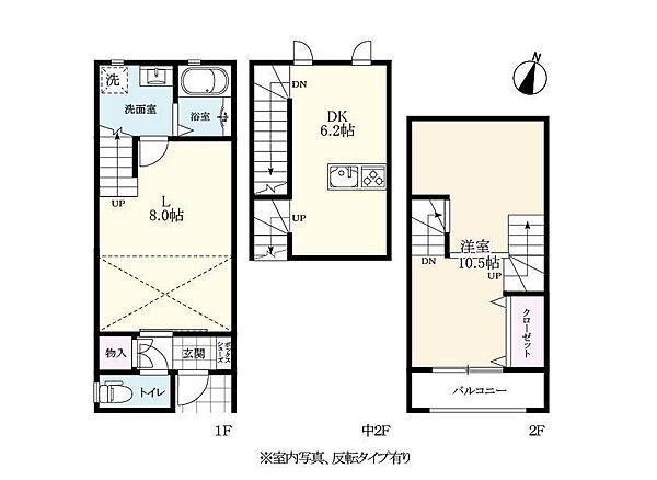 ロワイヤルアイランド長神田IV 407｜佐賀県小城市三日月町長神田(賃貸アパート1LDK・1階・57.27㎡)の写真 その2