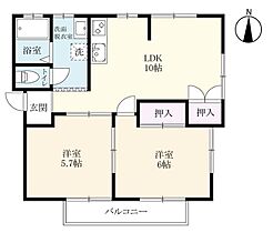 メゾン泉 201 ｜ 佐賀県多久市南多久町大字長尾（賃貸アパート2LDK・2階・51.33㎡） その2